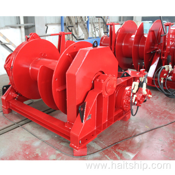 Multi-specification marine large hydraulic winch